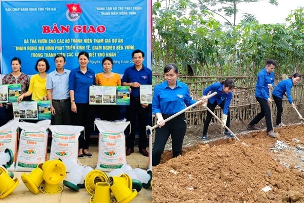 25 hộ gia đình thanh niên được trao cần câu cơm, để tự vươn lên thoát nghèo