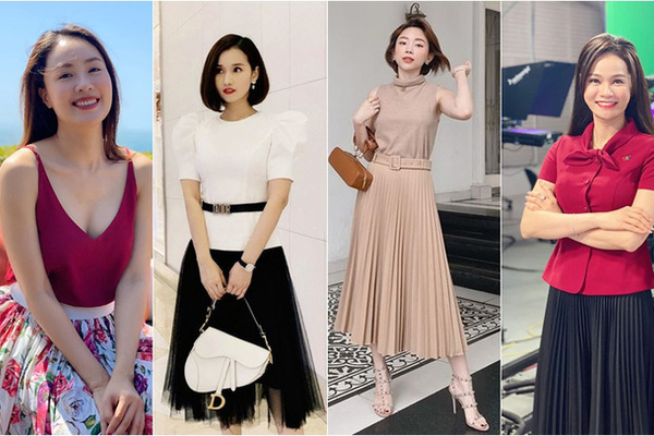 Dàn nữ MC, diễn viên, ca sĩ mặc chân váy dài xếp ly đẹp như thế nào?