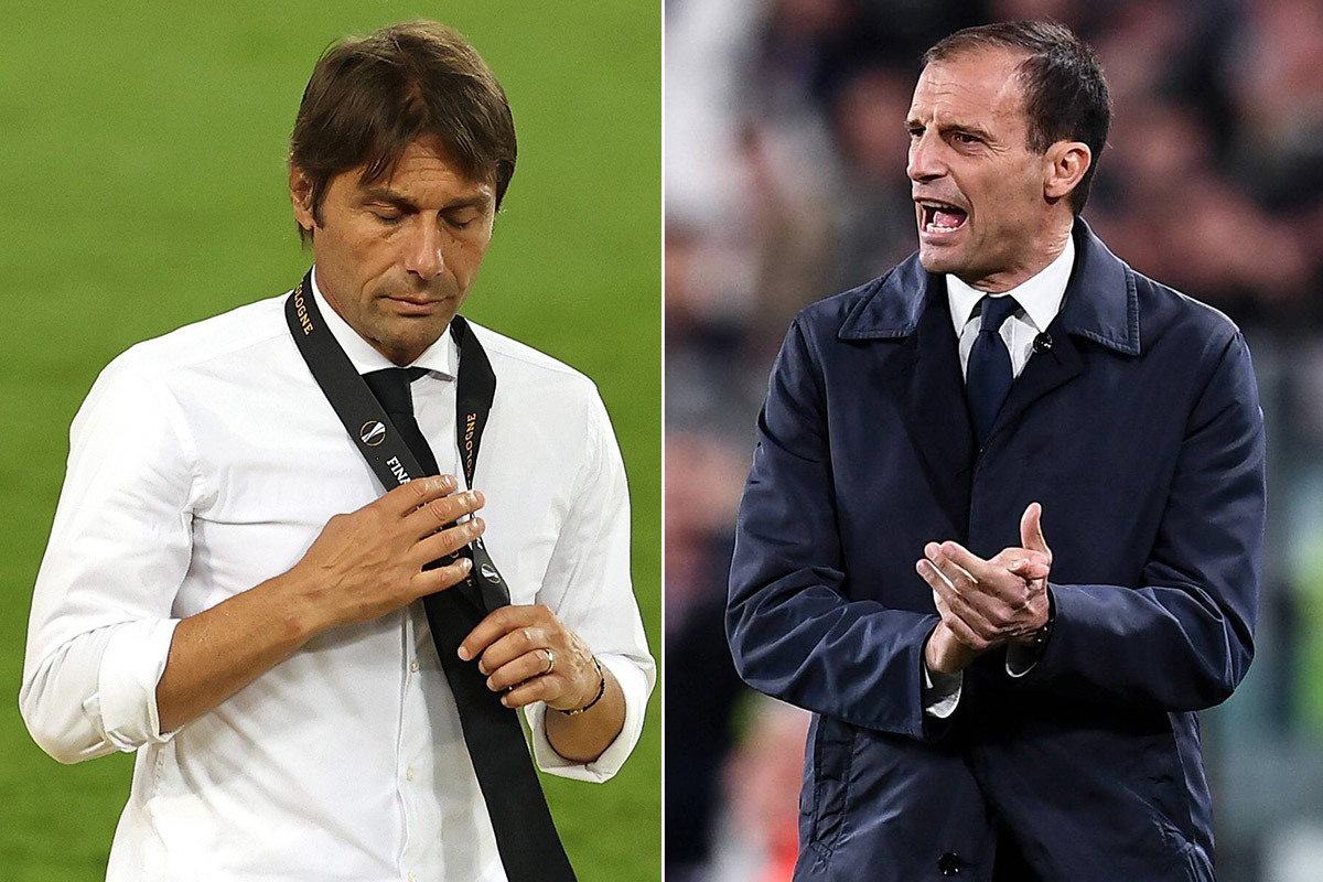 Conte từ chức, Inter rước Allegri về thay