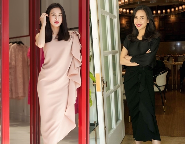Hoa hậu Dương Mỹ Linh trẻ trung, thanh lịch ở tuổi 36