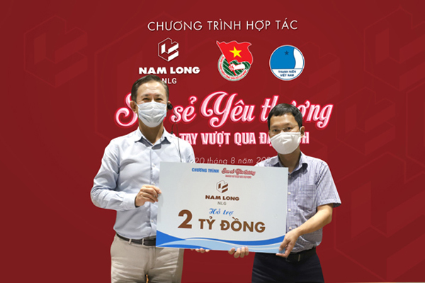Nam Long ủng hộ 5 tỷ đồng phòng chống dịch Covid-19
