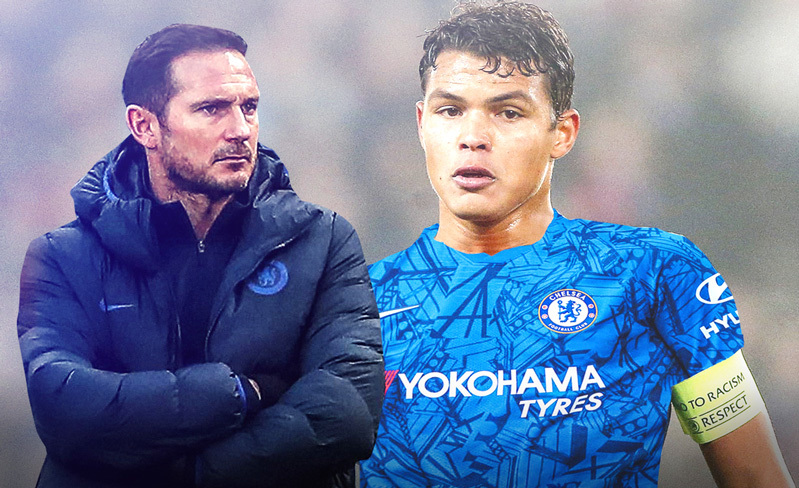 Lampard trao băng thủ quân Chelsea cho Thiago Silva