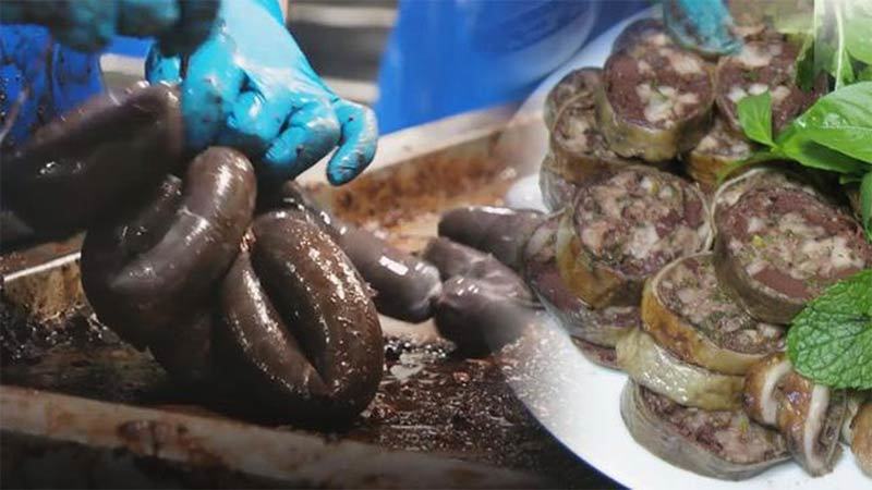 Người Tây làm dồi tiết kiểu VN, biến hóa với 'tiết' để người ăn đỡ ám ảnh