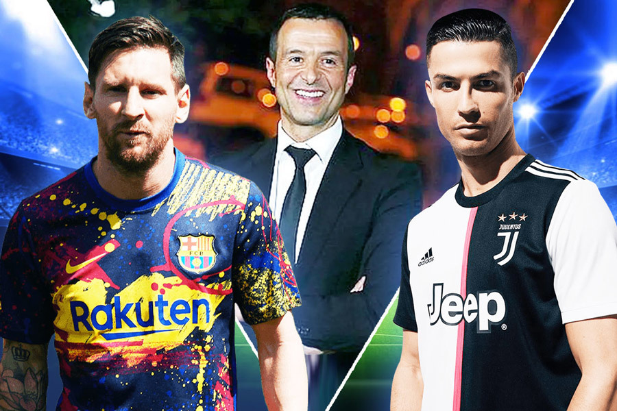 Jorge Mendes đạo diễn, Ronaldo về MU đấu Messi