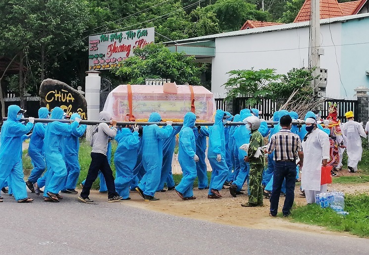 Da Nang patient 1040 died, quarantined 70 people related to funeral