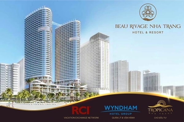 Nội thất sang chảnh của căn hộ du lịch Beau Rivage Nha Trang