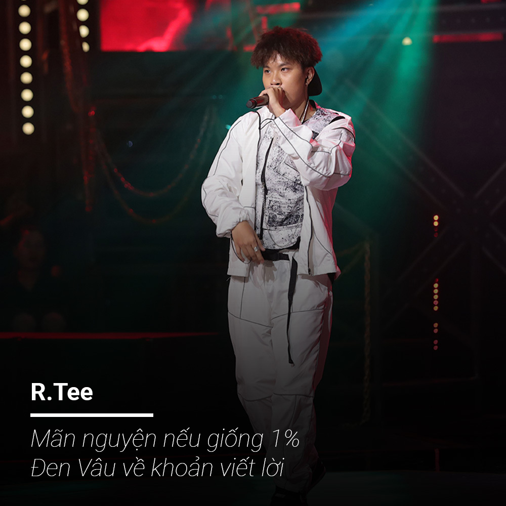 R.Tee hát xẩm gây bão Rap Việt lên tiếng khi bị so sánh với Đen Vâu