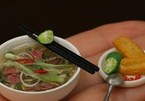 Young artist makes tiny Vietnamese food