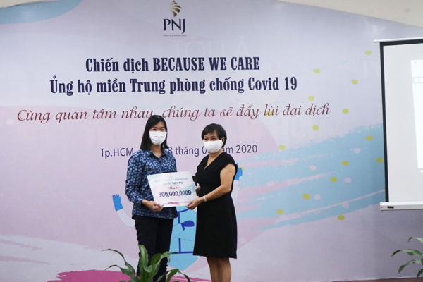 PNJ mở chiến dịch hỗ trợ miền Trung chống dịch
