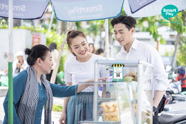 SmartPay giúp người dùng dần quen với thanh toán không tiền mặt