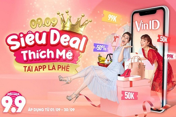 VinID tung loạt ưu đãi hấp dẫn trong tháng 9