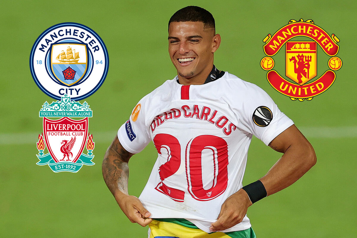 MU đấu tay ba với Man City và Liverpool vì Diego Carlos