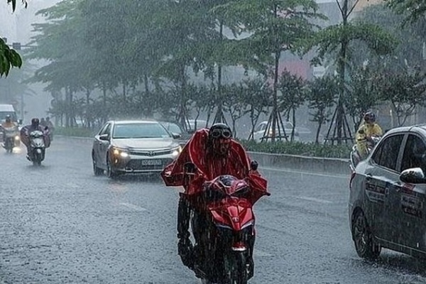 Bắc Bộ chiều tối và đêm nay có mưa to