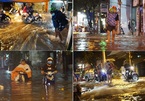 Mưa lớn từ chiều đến tối, Sài Gòn ngập lụt khắp nơi