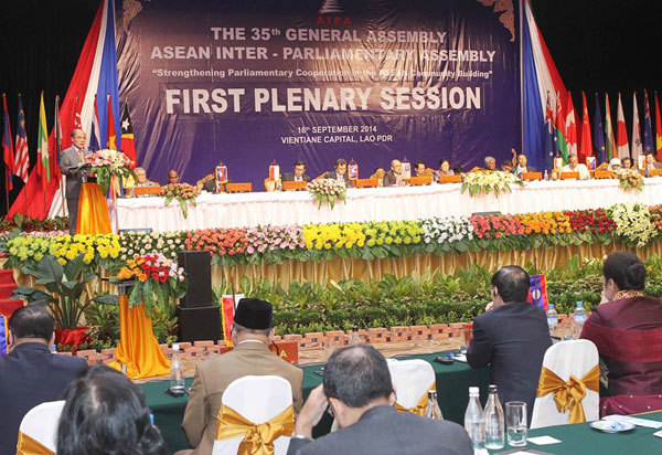 AIPA-41: AIPA-35 adopted many initiatives related to ASEAN community building