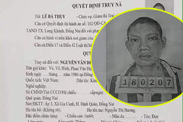 Truy nã phạm nhân phá còng bỏ trốn