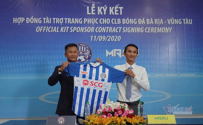 Bà Rịa Vũng Tàu khoác áo mới, mơ lên V-League