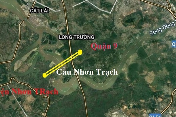 Đầu tư 2200 tỷ xây cầu Nhơn Trạch nối TP.HCM - Đồng Nai