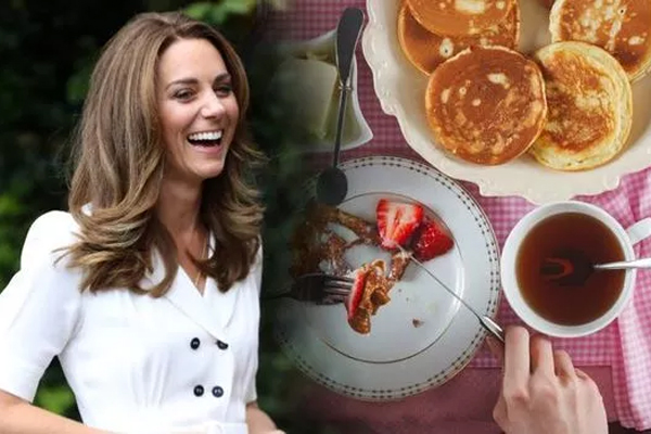 Bữa ăn sáng giúp Công nương Kate có thân hình mảnh mai