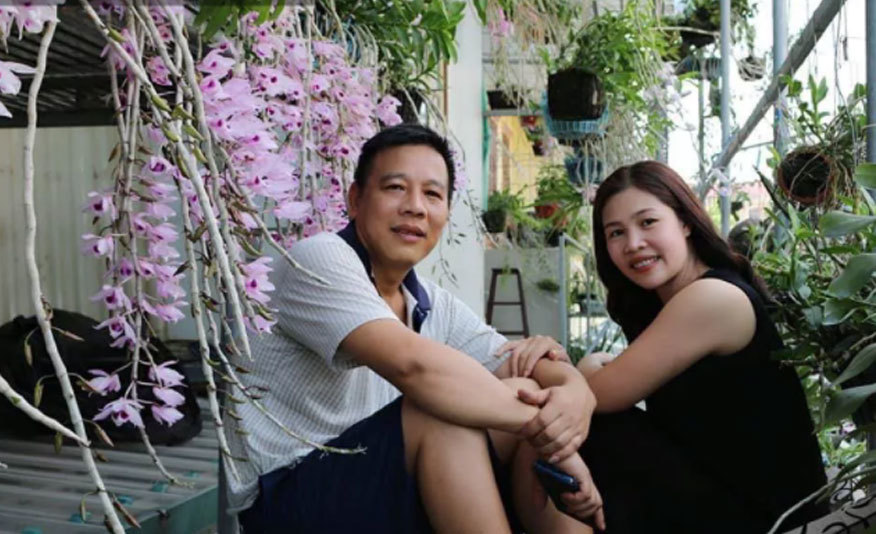 Thái Bình: Ông chủ vườn lan đột biến treo đầy quanh nhà, nhiều chậu tiền tỷ nhìn phát thèm