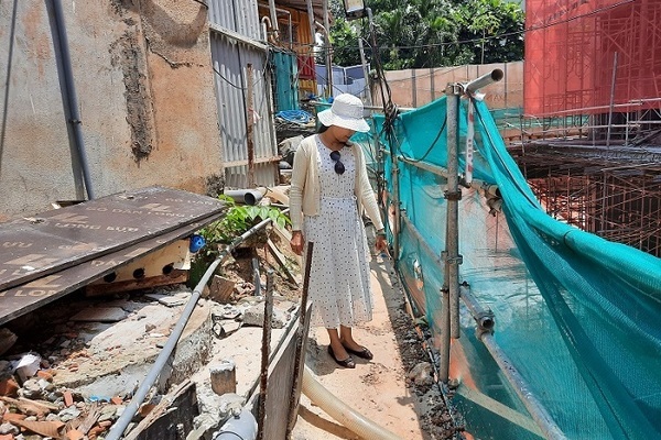 ‘Siêu dự án’ chung cư bị tố lấn chiếm đất, đào hầm sát vách nhà dân