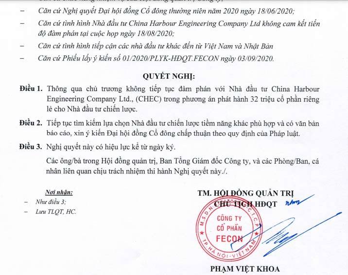 DN Việt quyết dừng đàm phán nhận vốn đầu tư từ tập đoàn Trung Quốc
