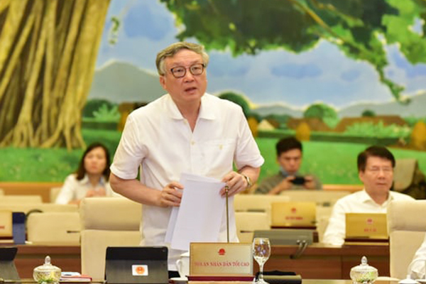 Chánh án Nguyễn Hòa Bình: Có nơi còn biểu hiện sợ mất thành tích, mất cán bộ