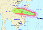 Bão số 5 tăng tốc hướng vào đất liền, miền Trung mưa rất to