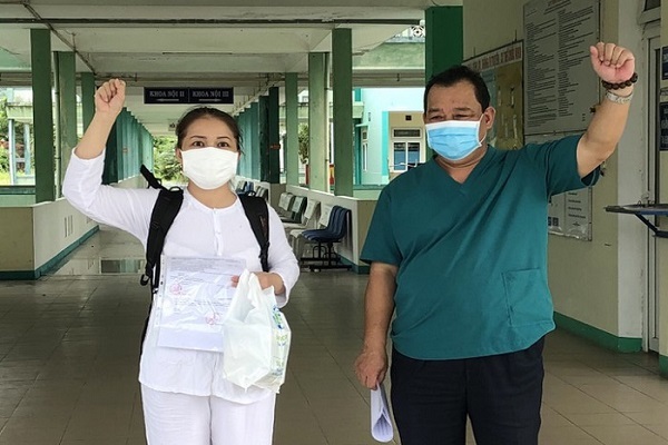 Ca mắc Covid-19 cuối cùng tại bệnh viện Phổi Đà Nẵng xuất viện