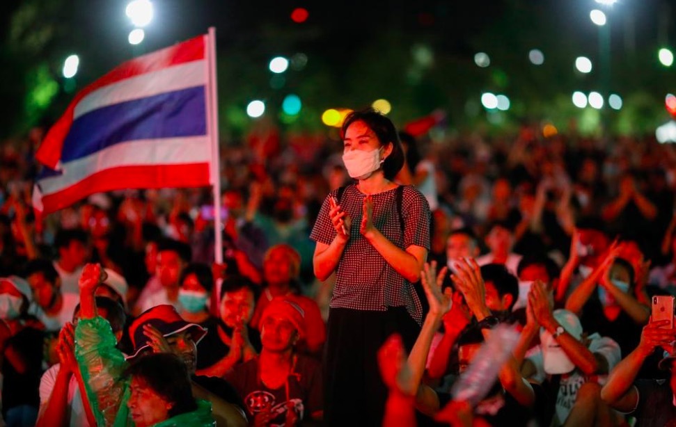 Biểu tình cực lớn ở Thái Lan để đòi hoàng gia cải tổ