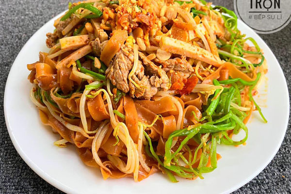 Cách làm món bánh đa trộn siêu ngon