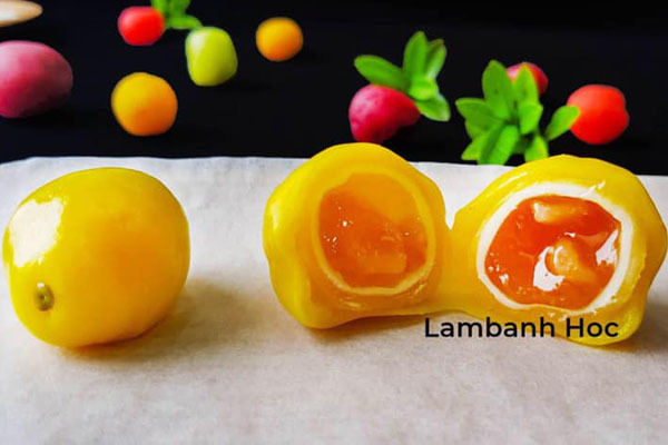 Tự làm bánh trung thu dẻo hình trái cây cực đẹp, nhìn mê, ăn miễn chê