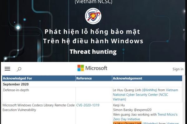 Mã “CVE-2020-1319” là lỗ hổng bảo mật nguy hiểm, có thể tác động hàng triệu người