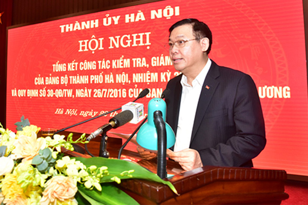 Bí thư Hà Nội yêu cầu đấu tranh không khoan nhượng với tiêu cực, tham nhũng