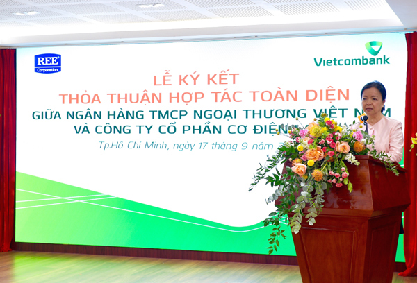 Vietcombank rót vốn 1.360 tỷ đồng cho dự án điện gió của REE Corporation