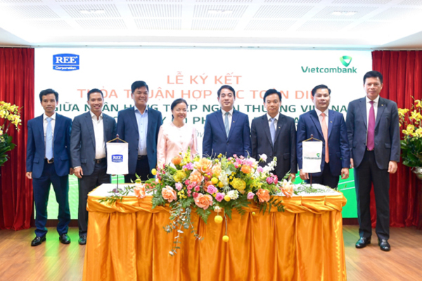 Vietcombank rót vốn 1.360 tỷ đồng cho dự án điện gió của REE Corporation