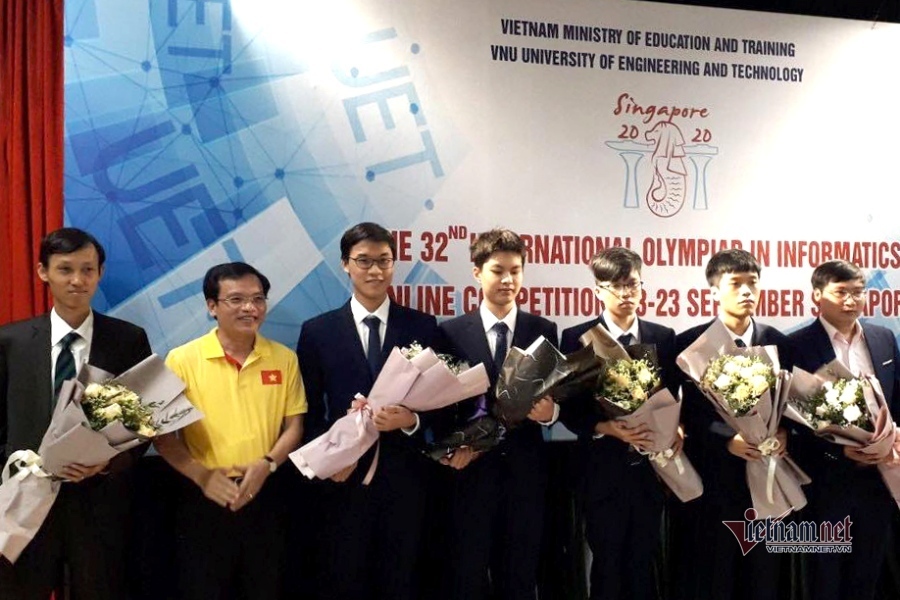 Việt Nam giành Huy chương Vàng Olympic Tin học quốc tế, xếp thứ 9 thế giới