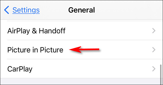 Cách tắt tùy chọn tự động kích hoạt chế độ Picture-in-Picture trên iPhone