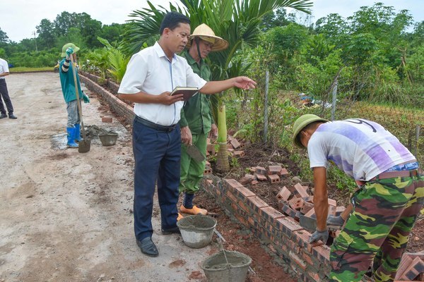 Xã Quảng Tân xây dựng nông thôn mới kiểu mẫu