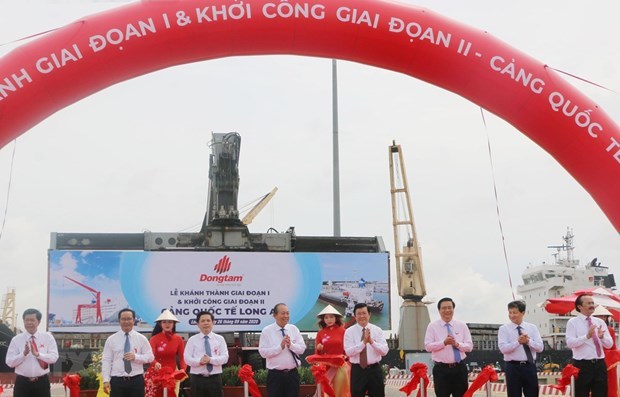 Long An international port’s phase 1 inaugurated