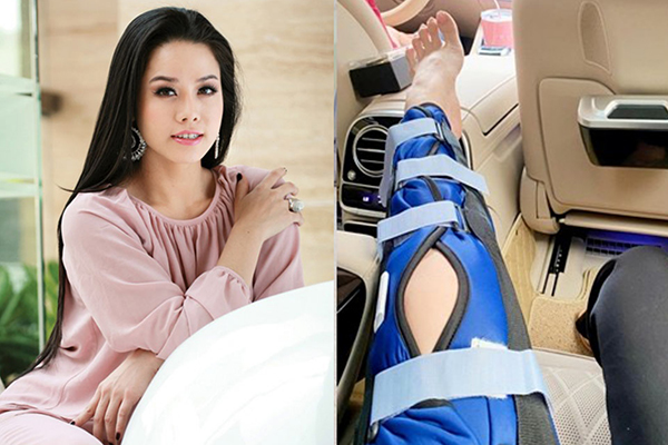 Nhật Kim Anh bị ngã rách dây chằng