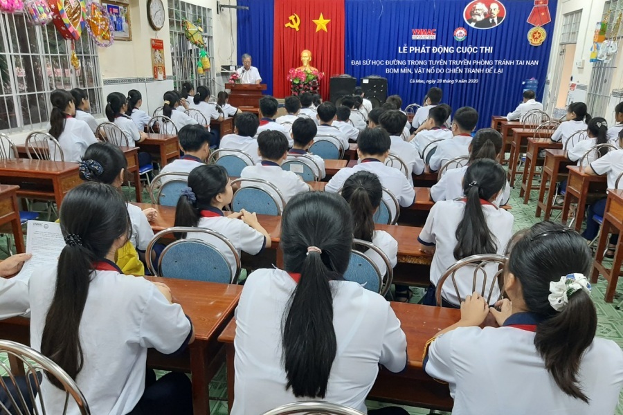 Tìm kiếm 'Đại sứ học đường' trong tuyên truyền phòng tránh tai nạn bom mìn do chiến tranh để lại