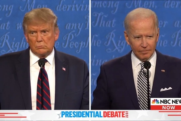 Video toàn cảnh trận 'so găng' đầu tiên Trump-Biden