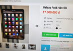 Galaxy Fold rao bán đầy trên mạng, mất nửa giá chỉ sau một năm