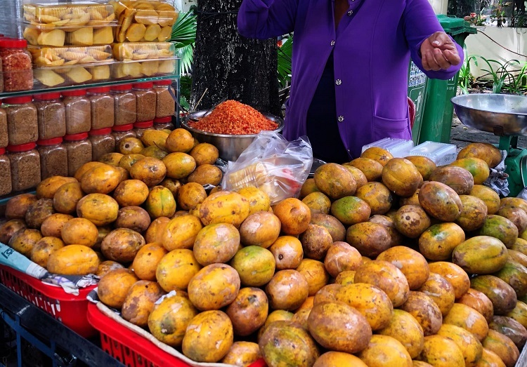 Ngày bán 30kg cóc xanh quanh phố cổ Hà Nội, người phụ nữ bỏ túi 15 triệu/tháng