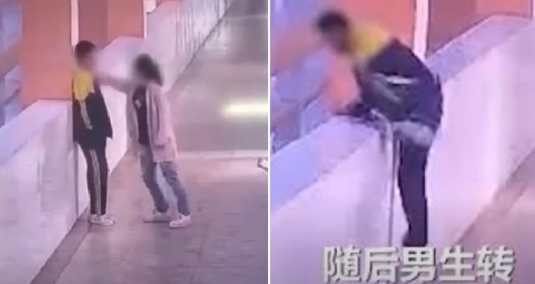Cậu bé nhảy lầu tự tử sau khi bị mẹ tát trước mặt các bạn