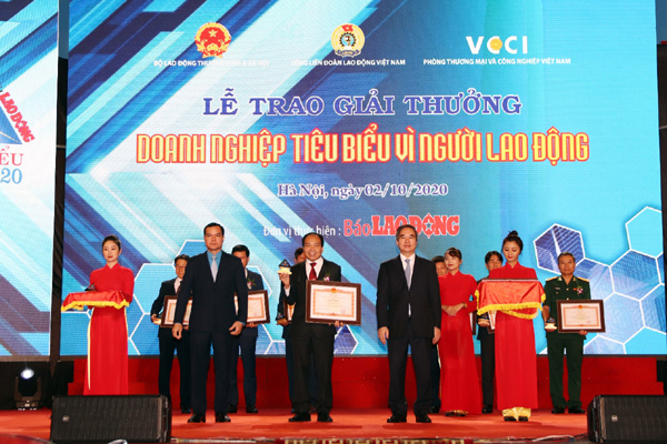 Traphaco nhận giải DN tiêu biểu vì người lao động 2019-2020