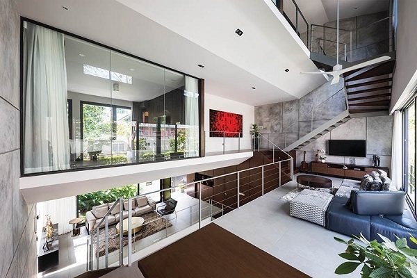 Nhà rộng thênh thang nhờ không có cột