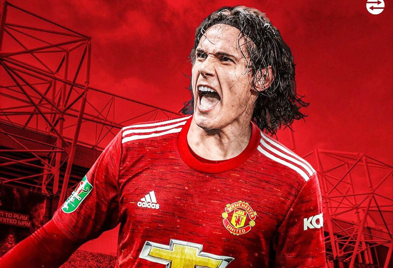 Edinson Cavani bất ngờ ký hợp đồng 2 năm với MU