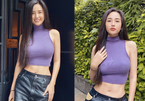 Mai Phương Thuý hút mắt với chân váy ngắn và áo croptop